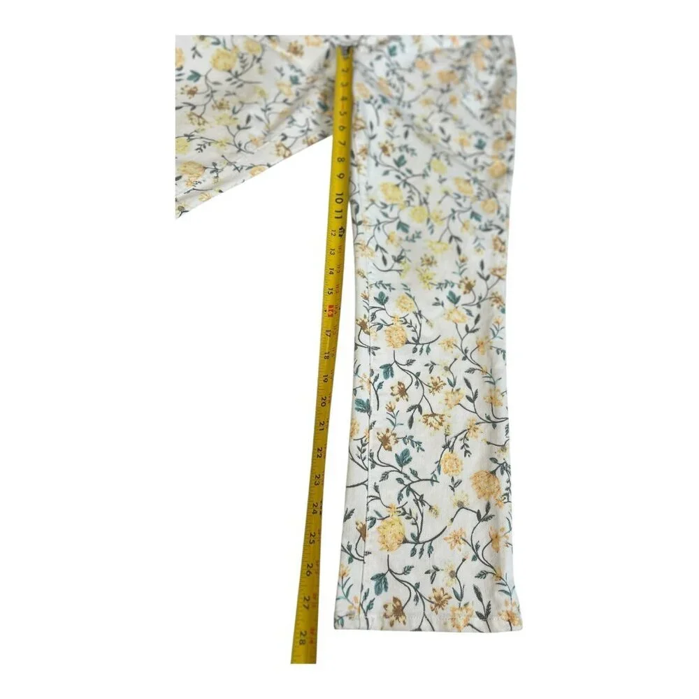 NYDJ Jeans Women's Size 10 Floral Sheri Slim Lift x Tuck Ankle Straight Beach - Picture 13 of 13